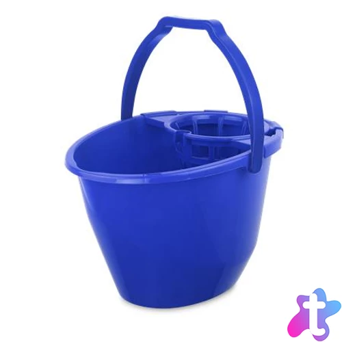 Felmosóvödör, csavarókosárral, 11 l, BONUS, kék