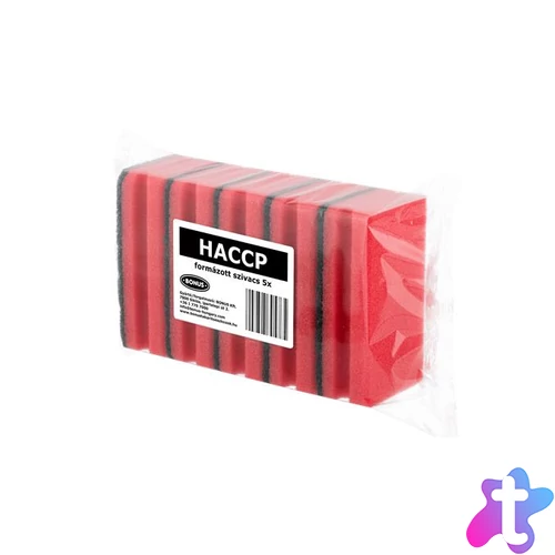 Mosogatószivacs, extra nagy, 5 db, BONUS, piros