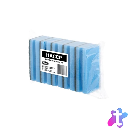 Mosogatószivacs, extra nagy, 5 db, BONUS, kék