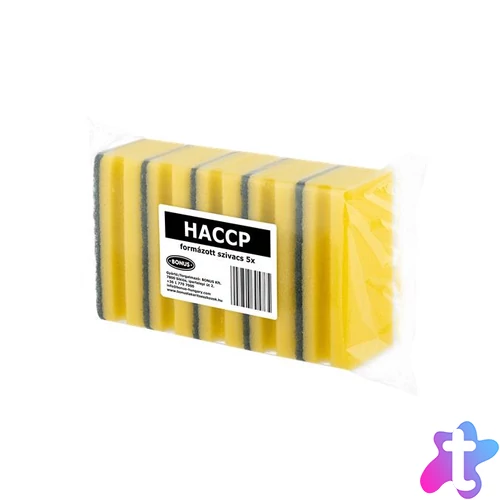 Mosogatószivacs, extra nagy, 5 db, BONUS, sárga