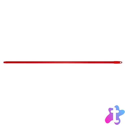 Nyél, menetes, alukróm, 140 cm, BONUS "Heavy Duty", piros