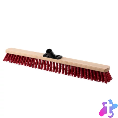 Tolóseprű, kültéri, fa, 60 cm, BONUS "Maddox", piros