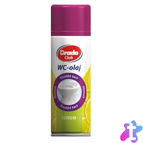WC olaj, 200 ml, BRADOCLUB, citrom