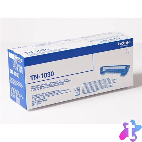 TN1030 Lézertoner HL 1110E, DCP 1510E, MFC 1810E nyomtatókhoz, BROTHER, fekete, 1k
