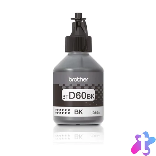 BTD60BK Tinta DCP-T310W, T510W, T710W, MFC-T810W, 910DW nyomtatókhoz, BROTHER, fekete, 6500 oldal