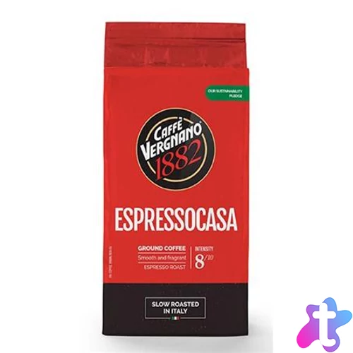 Kávé, pörkölt, őrölt, 250 g, CAFFÉ VERGNANO "Espressocasa"