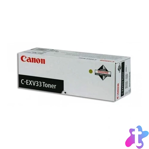 C-EXV33 Fénymásolótoner IR 2520, 2525, 2530 fénymásolókhoz, CANON, fekete, 14,6k