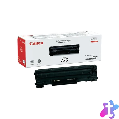 CRG-725 Lézertoner i-SENSYS LBP 6000 nyomtatóhoz, CANON, fekete, 1,6k