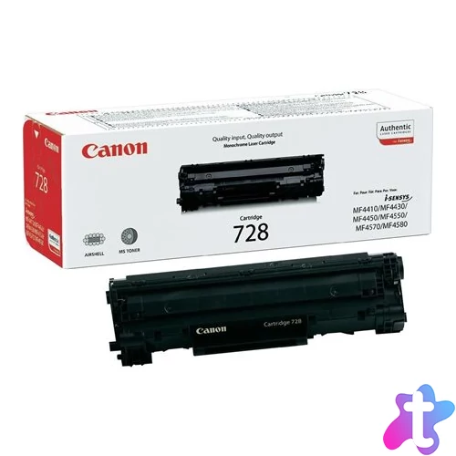 CRG-728 Lézertoner i-SENSYS MF4410, 4430, 4450 nyomtatókhoz, CANON, fekete, 2,1k