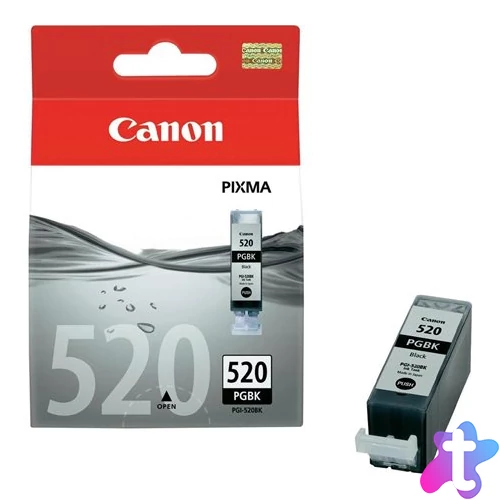 PGI-520B Tintapatron Pixma iP3600, 4600, MP540 nyomtatókhoz, CANON, fekete, 19ml