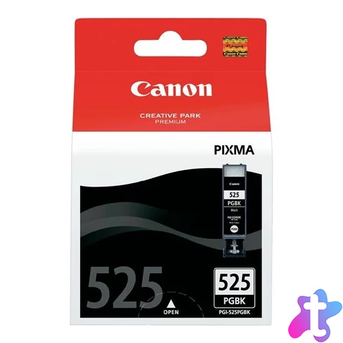 PGI-525B Tintapatron Pixma iP4850, MG5150, 5250 nyomtatókhoz, CANON, fekete, 323 oldal