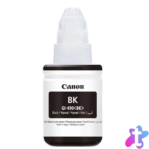 GI490 Tinta Pixma MFP G2411, G3411, G4411 nyomtatókhoz, CANON, fekete, 135 ml