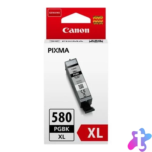 PGI-580XL Tintapatron Pixma TS7550, 8150, 9150 nyomtatókhoz, CANON, fekete, 18,5ml