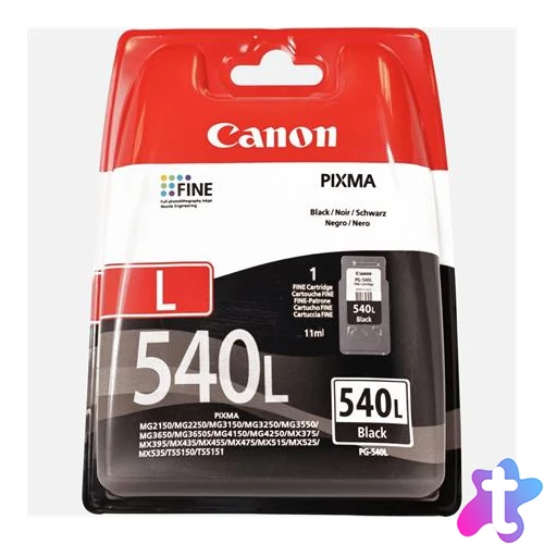 PG-540L Tintapatron Pixma MG2150, 3150 nyomtatókhoz, CANON, fekete, 300 oldal