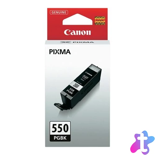 PGI-550PGB Tintapatron Pixma iP7250, MG5450, 6350 nyomtatókhoz, CANON, fekete, 15ml
