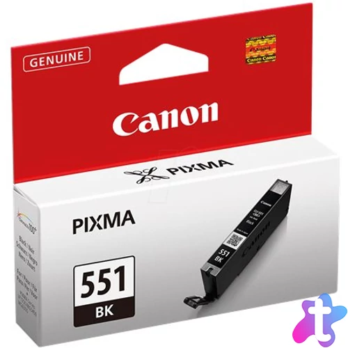 CLI-551B Fotópatron Pixma iP7250, MG5450 nyomtatókhoz, CANON, fekete, 7ml