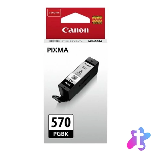 PGI-570B Tintapatron Pixma MG5750, 6850, 7750 nyomtatókhoz, CANON, fekete, 15 ml