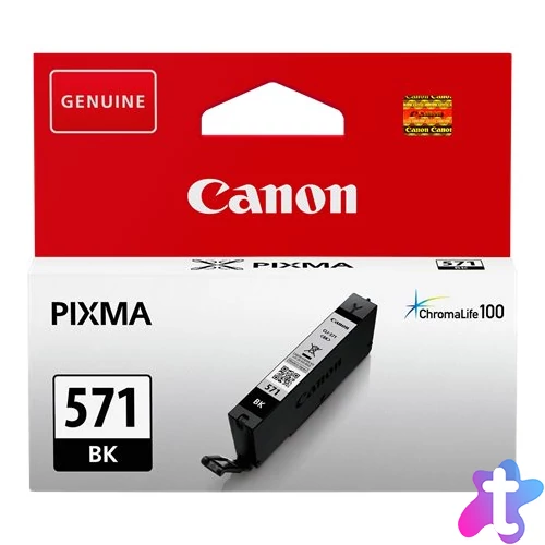 CLI-571B Tintapatron Pixma MG5750, 6850,7750 nyomtatókhoz, CANON, fekete, 7 ml