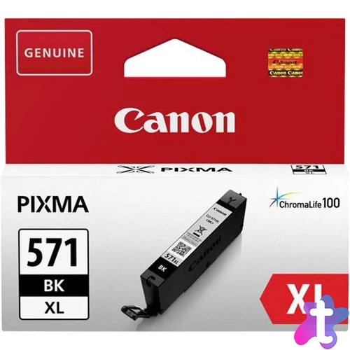 CLI-571XL Tintapatron Pixma MG 5700 Series/6800 Series/7700 Series nyomtatókhoz, CANON, fekete, 11 ml