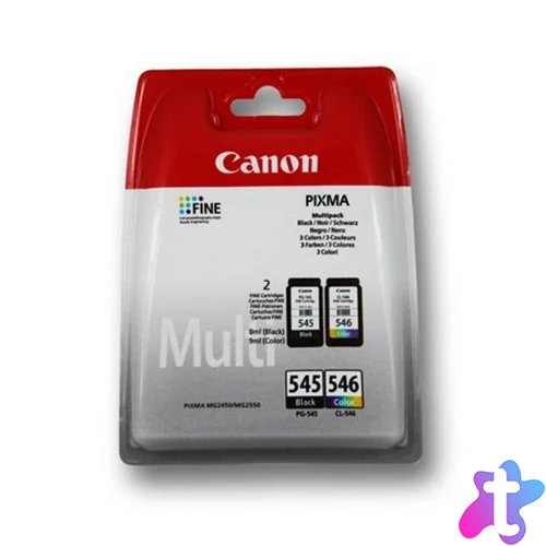 PG-545/CL-546 Tintapatron multipack Pixma MG2450, MG2550 nyomtatókhoz, CANON, fekete, színes, 2*180 oldal