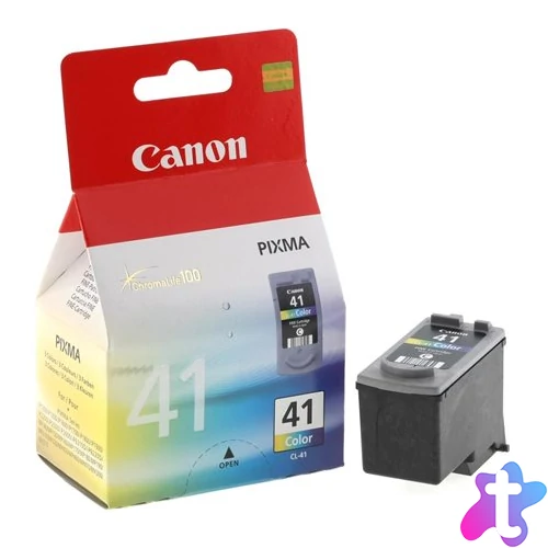 CL-41 Tintapatron Pixma iP1300, 1600, 1700 nyomtatókhoz, CANON, színes, 155 oldal