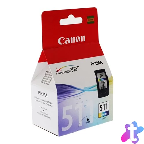 CL-511 Tintapatron Pixma MP240, 260, 480 nyomtatókhoz, CANON, színes, 244 oldal