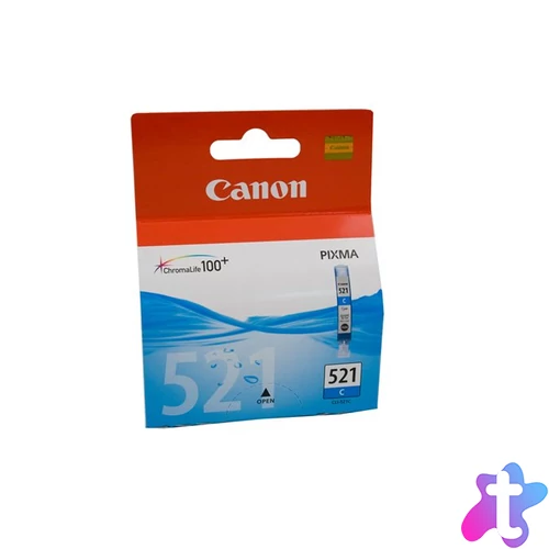 CLI-521C Tintapatron Pixma iP3600, 4600, MP540 nyomtatókhoz, CANON, cián, 9ml