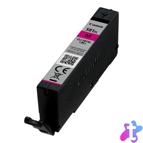 CLI-581MXL Tintapatron Pixma TS7550, 8150, 9150 nyomtatókhoz, CANON, magenta, 8,3ml