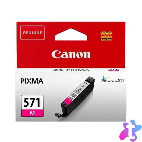 CLI-571M Tintapatron Pixma MG5750, 6850,7750 nyomtatókhoz, CANON, magenta, 7 ml