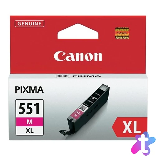 CLI-551MXL Tintapatron Pixma iP7250, MG5450, MG6350 nyomtatókhoz, CANON, magenta, 11ml