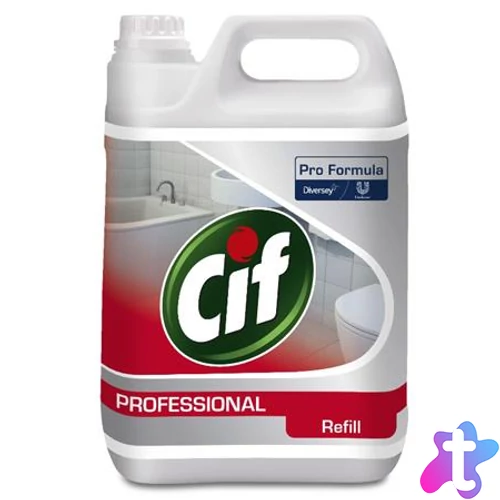 Fürdőszobai tisztító- és vízkőoldószer, 5 l, CIF