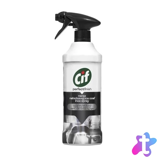 Zsíroldó, spray, 435 ml, CIF "Perfect Finish", inox