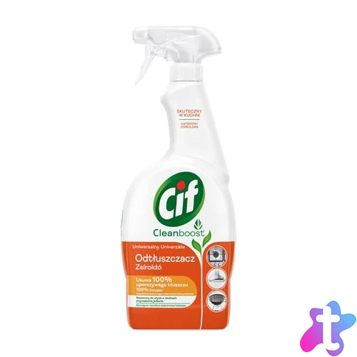 Konyhai zsíroldó spray, 750 ml, CIF "Cleanboost"