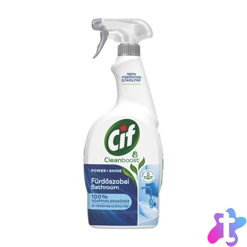 Vízkőoldó spray, 750 ml, CIF "Power&Shine"