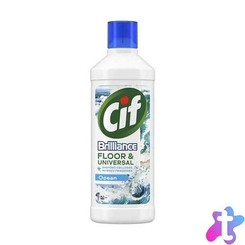 Általános folyékony tisztítószer, 1,1 L, CIF "Brilliance", óceán
