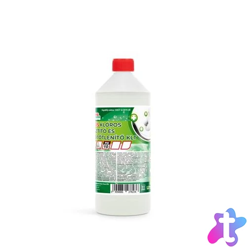 Általános tisztító- és fertőtlenítőszer, klórtartalmú, 1 l, CIVIS CLEAN