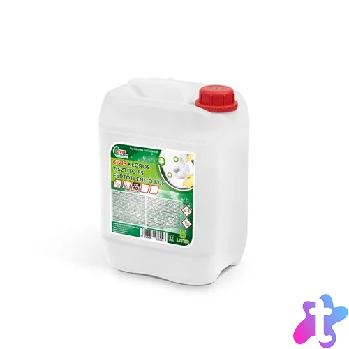 Általános tisztító- és fertőtlenítőszer, klórtartalmú, 5 l, CIVIS CLEAN