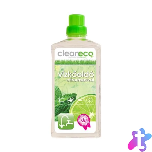 Vízkőoldó, organikus, 1 l, CLEANECO, citromsavval