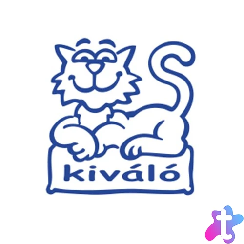 Bélyegző, motivációs, Kíváló!, COLOP "N43-kék", kék