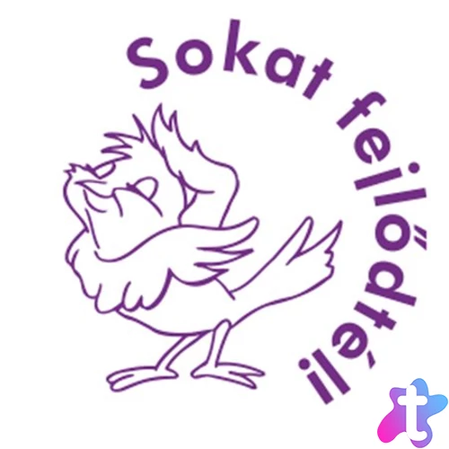 Bélyegző, motivációs, Sokat fejlődtél!, COLOP "N43-kék", lila