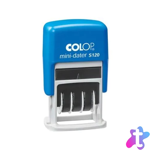 Dátumbélyegző, fordított, angol dátumbetűvel, COLOP "S120"