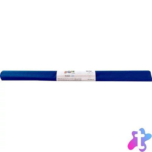 Krepp-papír, 50x200 cm, COOL BY VICTORIA, sötétkék