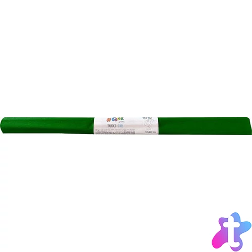 Krepp-papír, 50x200 cm, COOL BY VICTORIA, sötétzöld