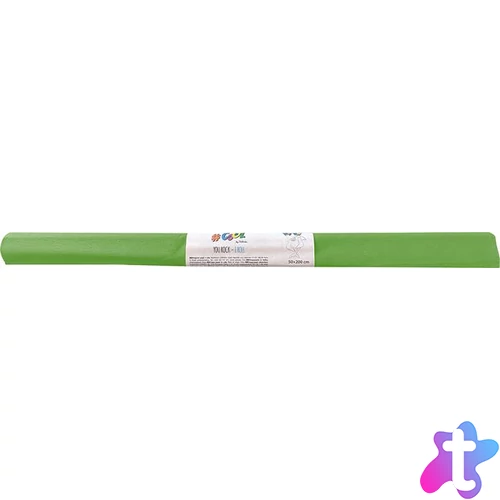 Krepp-papír, 50x200 cm, COOL BY VICTORIA, világoszöld