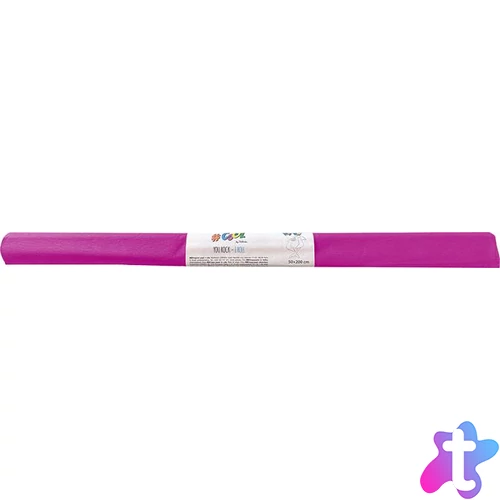 Krepp-papír, 50x200 cm, COOL BY VICTORIA, sötét rózsaszín