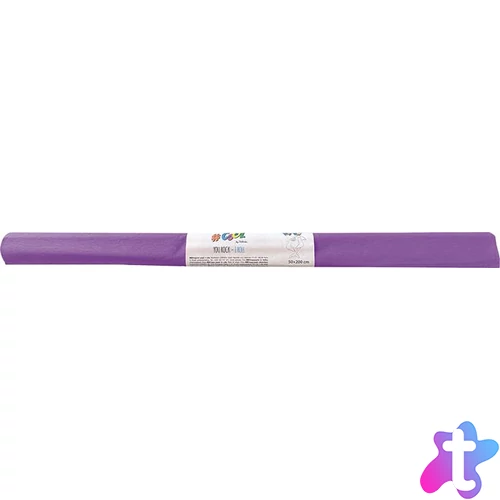 Krepp-papír, 50x200 cm, COOL BY VICTORIA, világoslila