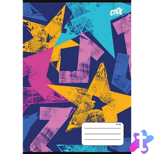 Füzet, tűzött, A5, kockás, 32 lap, COOL BY VICTORIA "Pop Stars", "27-32"