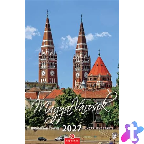 Naptár, fali, CSG, "Magyar Városok"