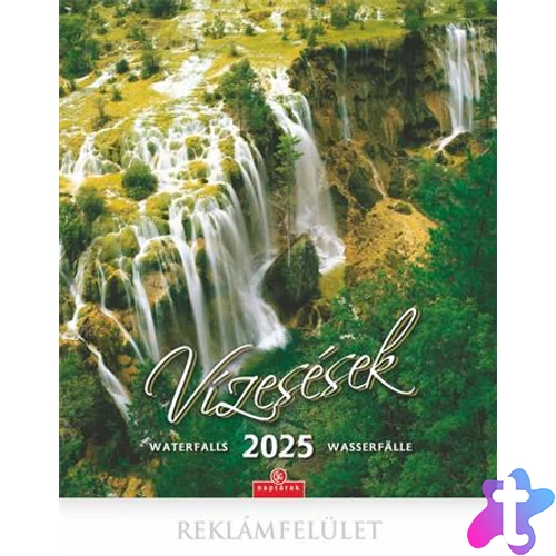 Naptár, fali, CSG "Vízesések"