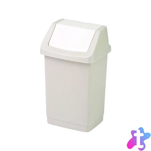 Billenős szemetes, 9 l, CURVER "Click-It", szavanna